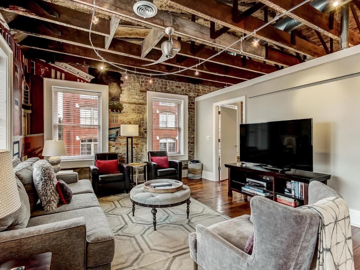 Apartamento Broughton Corner Loft Savannah Exterior foto