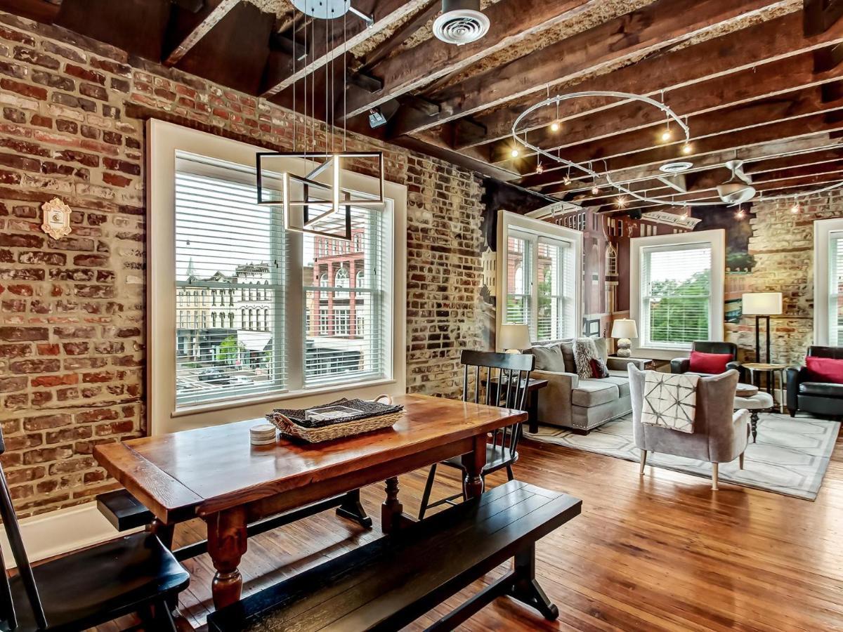 Apartamento Broughton Corner Loft Savannah Exterior foto