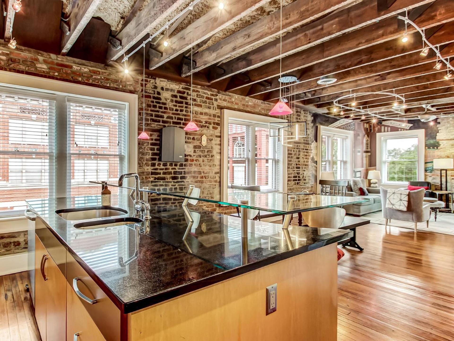 Apartamento Broughton Corner Loft Savannah Exterior foto