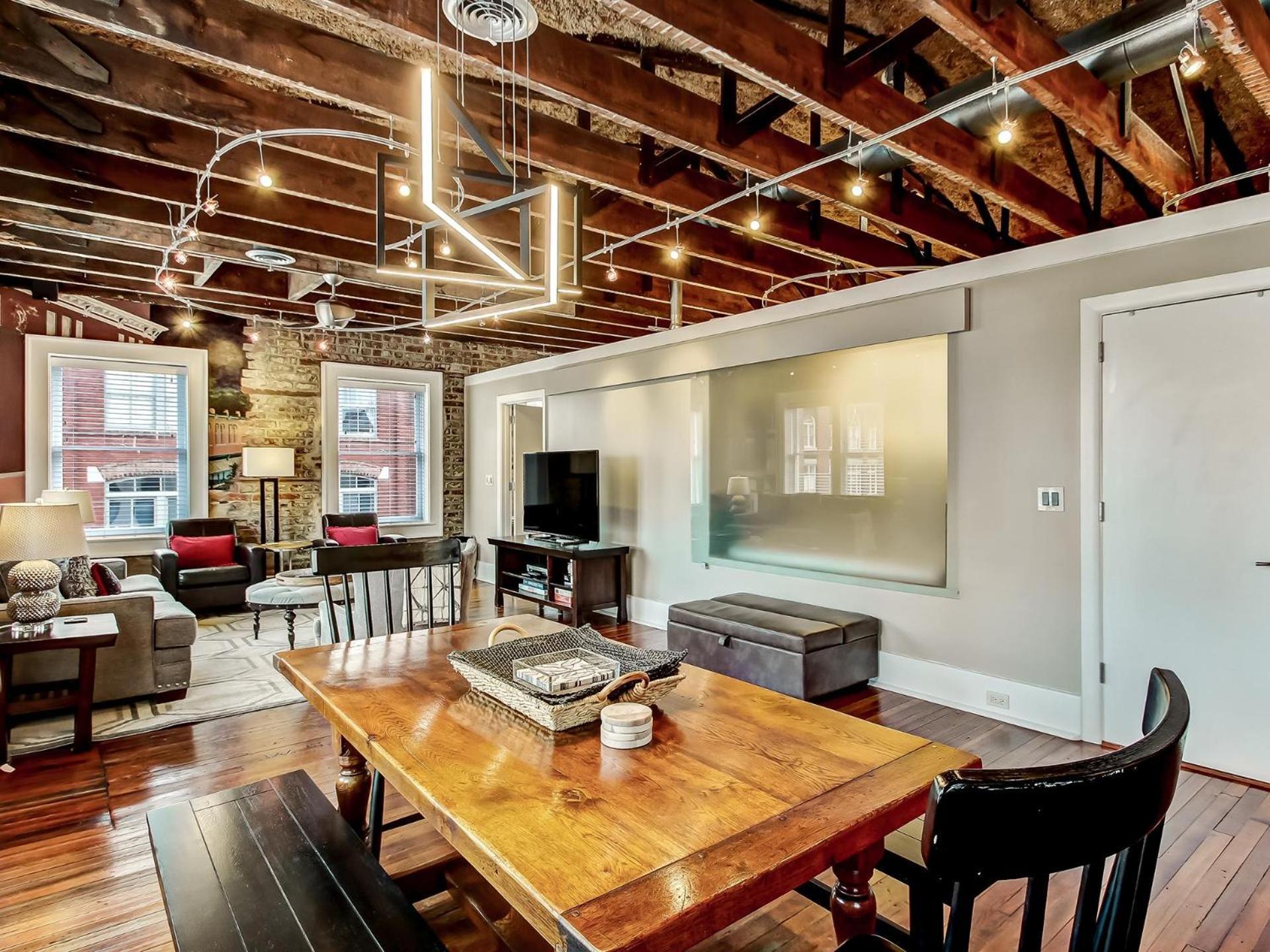 Apartamento Broughton Corner Loft Savannah Exterior foto
