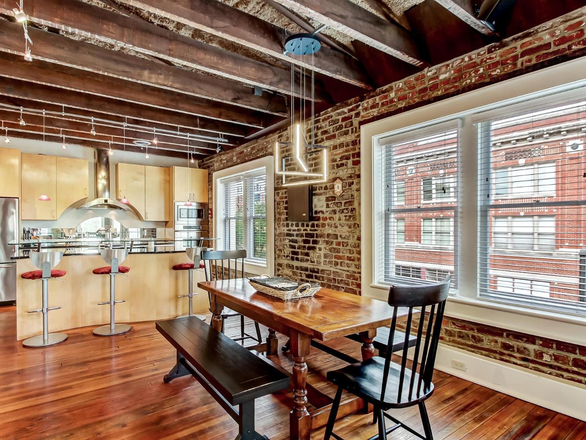 Apartamento Broughton Corner Loft Savannah Exterior foto